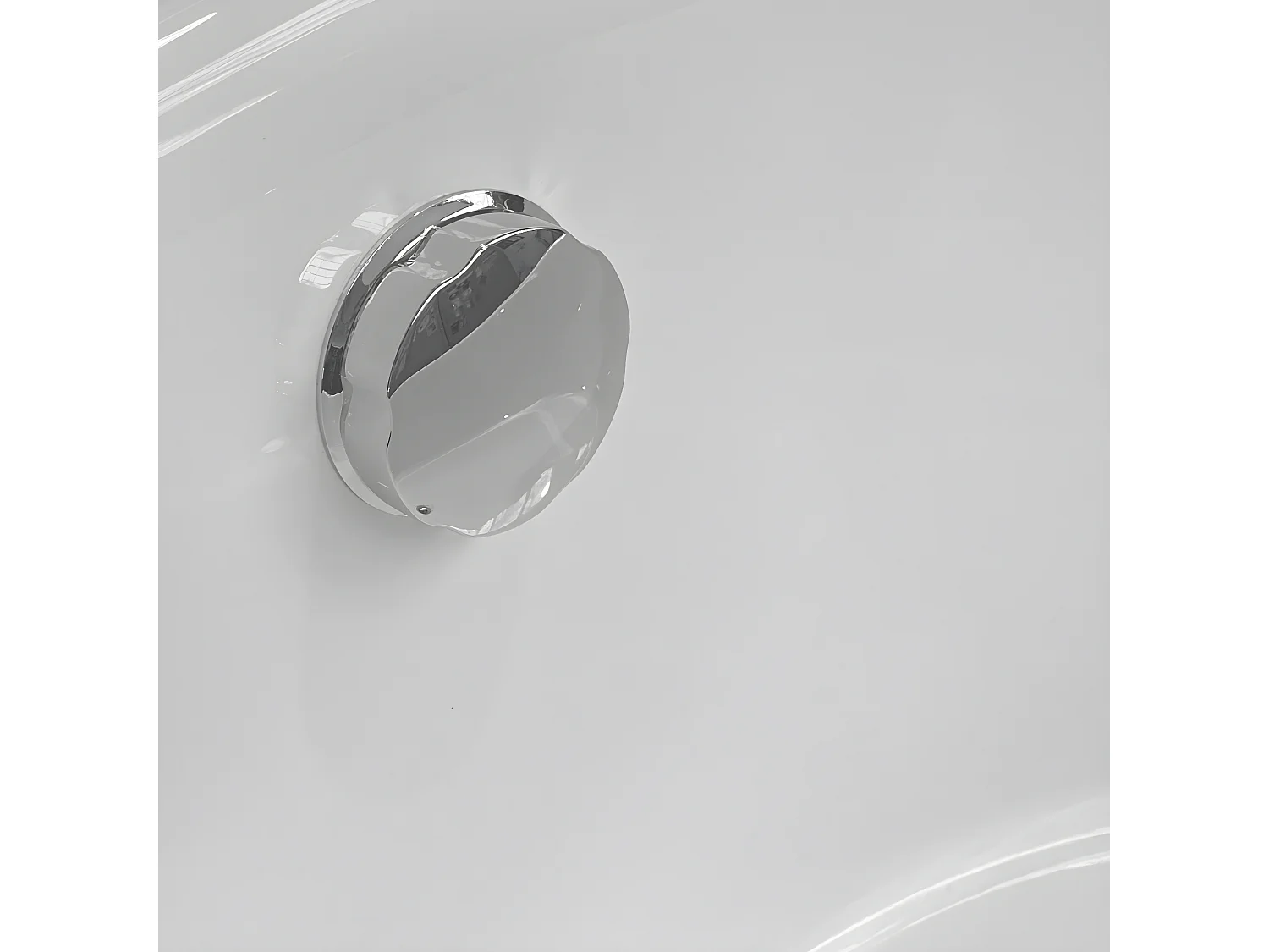 Baignoire ilôt diamètre 134 X 60 cm + Robinet Mitigeur Colonne – Mercy