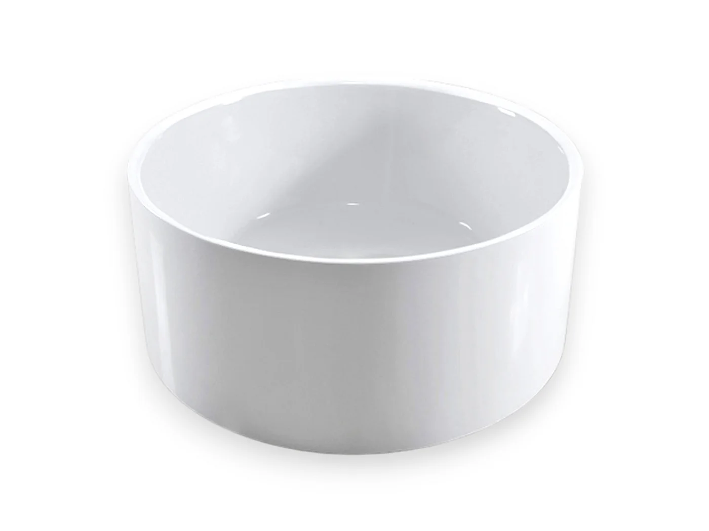 Baignoire ilôt diamètre 134 X 60 cm + Robinet Mitigeur Colonne – Mercy