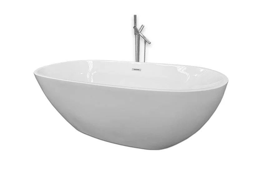 Ovaal vrijstaand bad 170 X 85 cm + Mengkraan – Dream