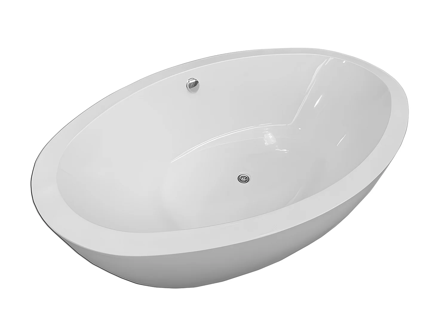 Baignoire ilôt blanc 190 X 120 cm – Melody