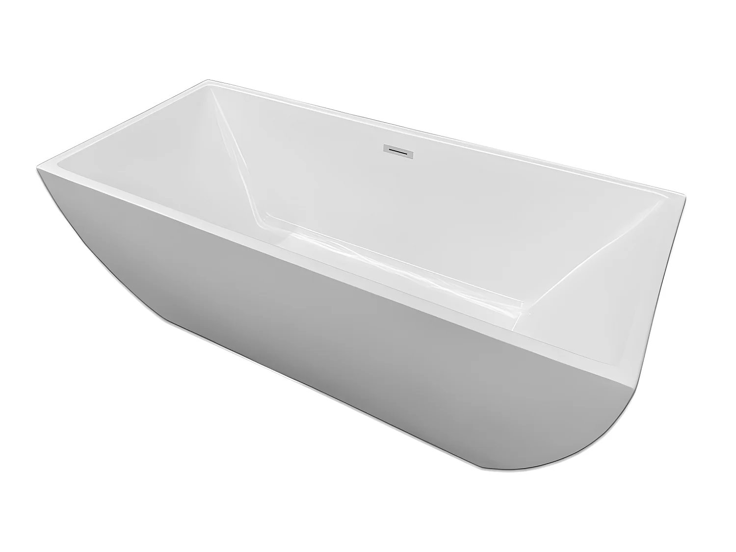 Baignoire ilôt 170 X 75 cm + Robinet Mitigeur Colonne – Destiny