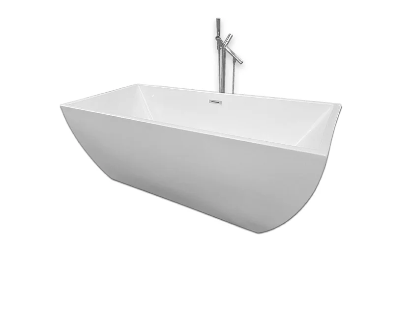 Baignoire ilôt 170 X 75 cm + Robinet Mitigeur Colonne – Destiny