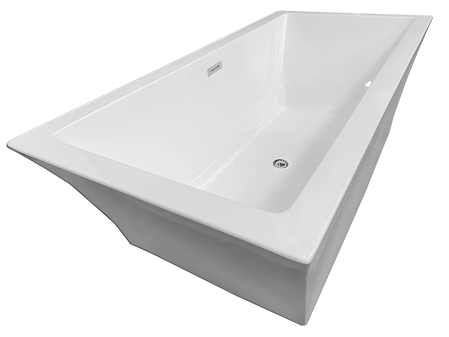 Baignoire ilôt 170 X 80 cm + Robinet Mitigeur Colonne – Heaven