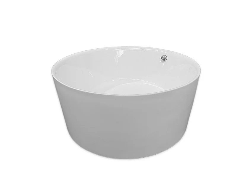 Baignoire ilôt diamètre 134 X 60 cm blanc – Mercy