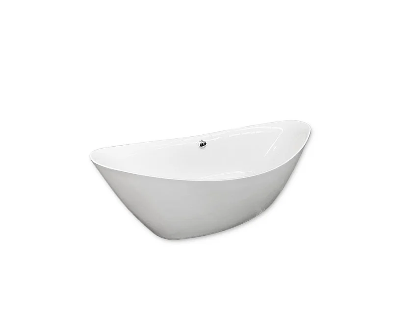 Bañera exenta blanca moderna 180 X 80 cm - Faith