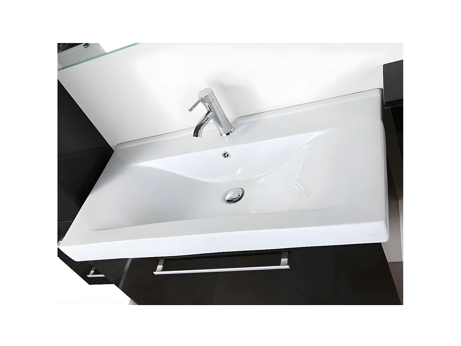 Badkamermeubel 100 cm wastafel en kolom inbegrepen – Lise