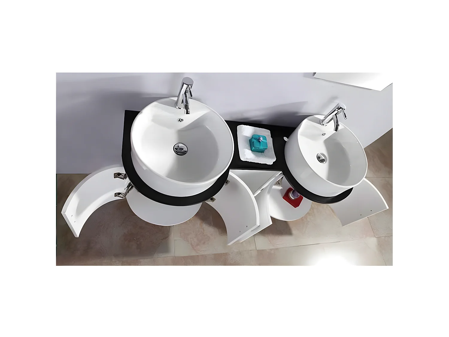 Meuble de Salle de Bain 138 cm Lavabo inclus – Eloise