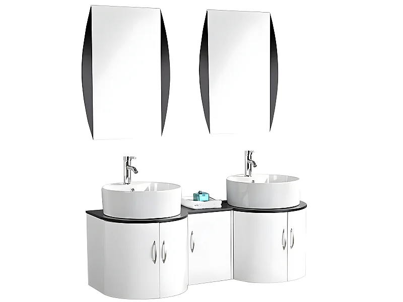 Meuble de Salle de Bain 138 cm Lavabo inclus – Eloise