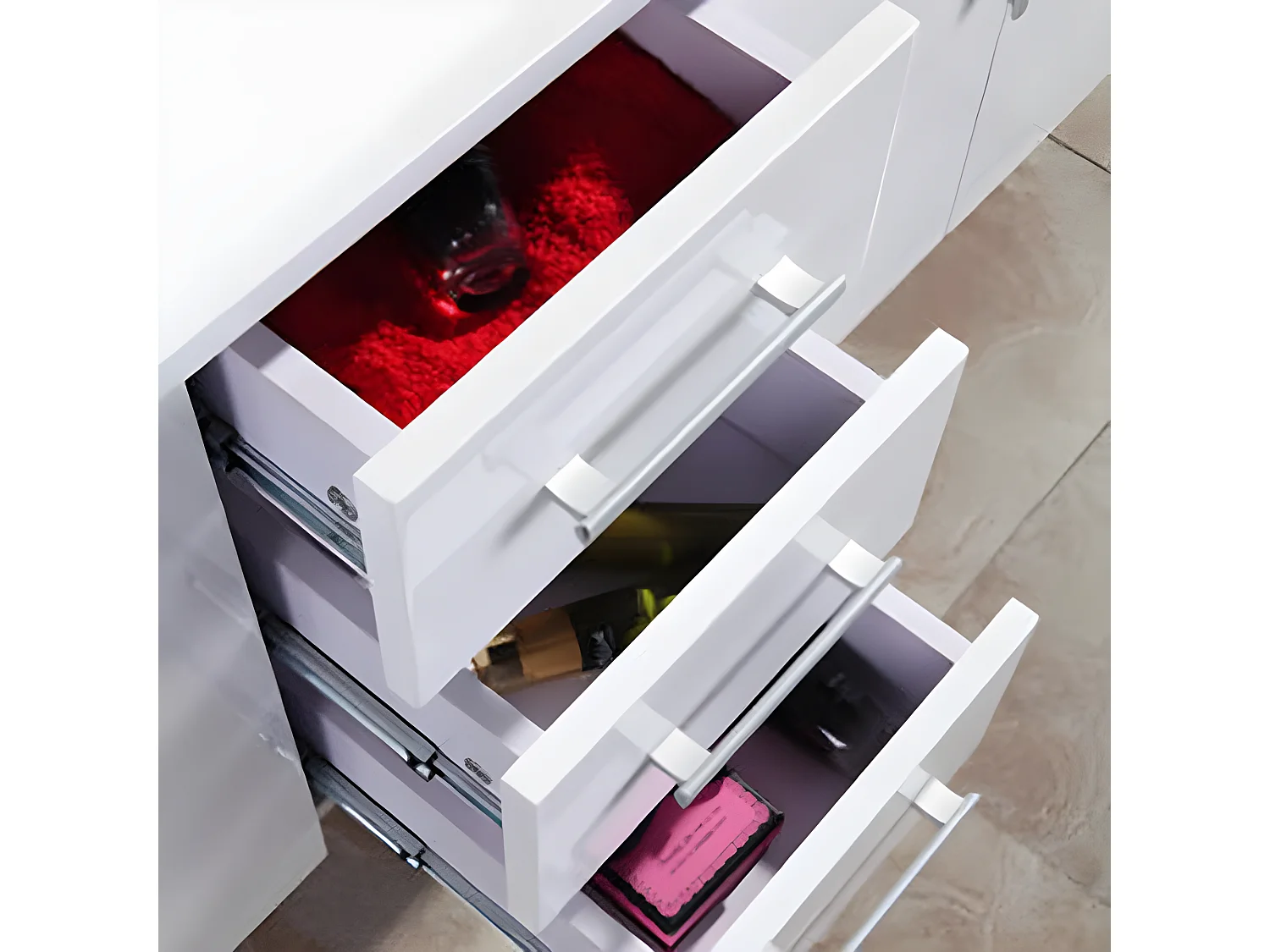 Meuble de Salle de Bain blanc 150 cm Lavabo inclus – Holly