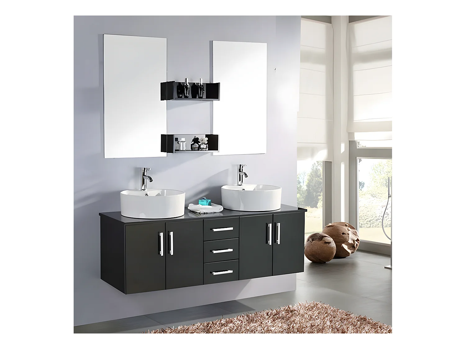 Meuble de Salle de Bain 150 cm Lavabo inclus – Betty