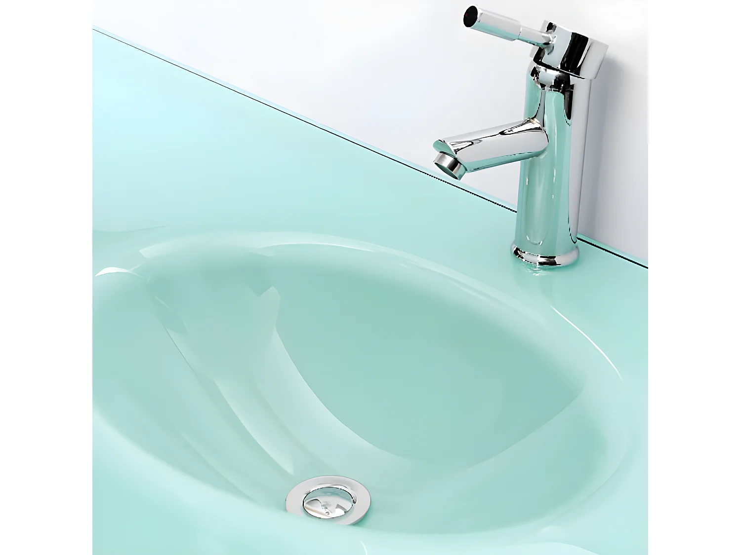 Badezimmer-Set 151 cm Schwarz Waschbecken inklusive - Ginger