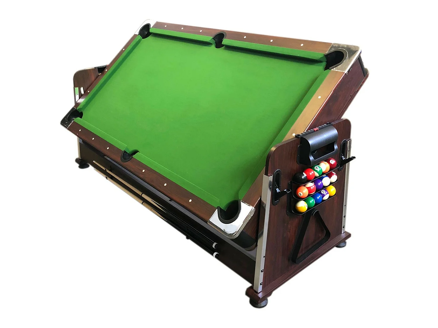 Tavolo da biliardo 7 piedi Multi-gioco verde Air Hockey + Ping pong – Stark