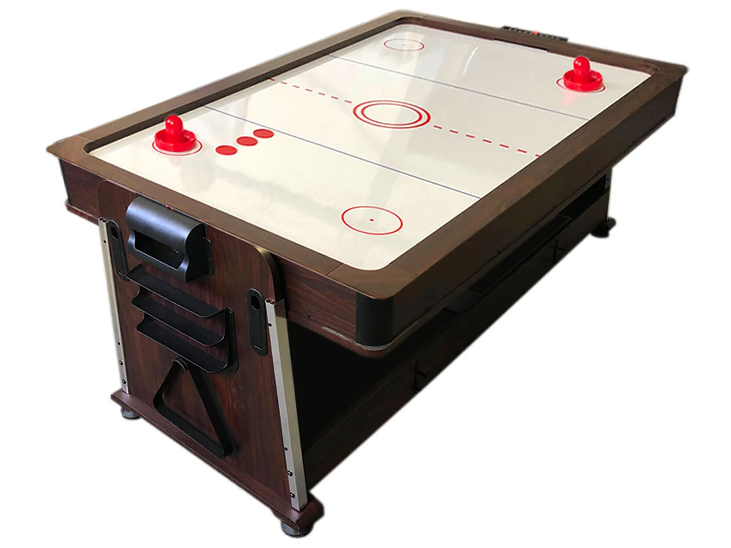 Biljarttafel 7 voet Multi-game groen Air Hockey + Tennistafel – Stark