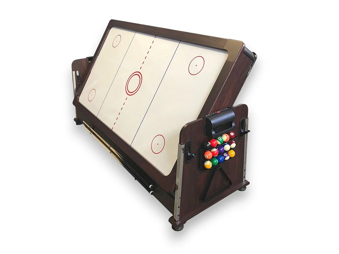 Mesa de Billar 7 pies Multijuego Verde Air Hockey + Ping Pong - Stark