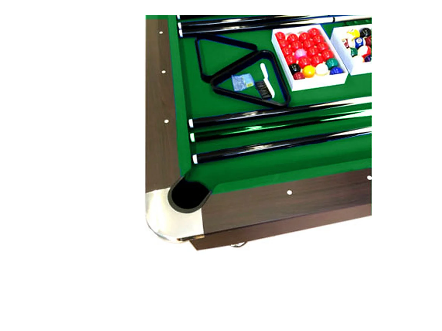 Mesa de billar de 8 pies completa con accesorios - Viper Green