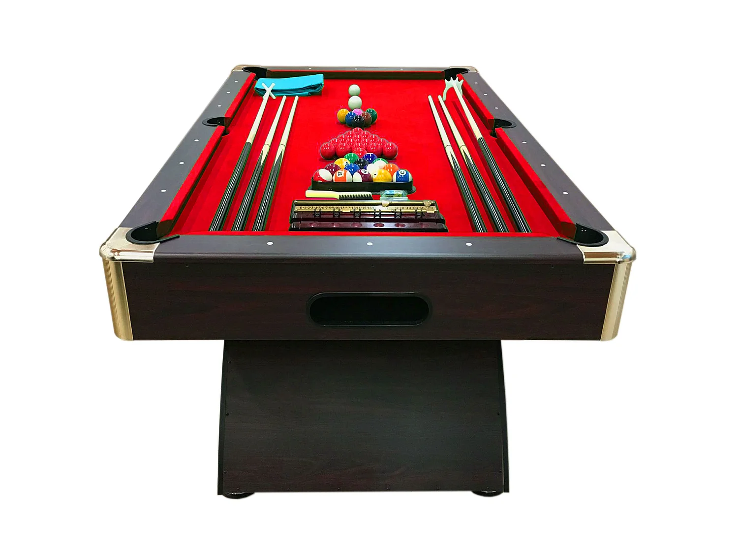 Mesa de billar moderna de 7 pies completa con accesorios - Venon