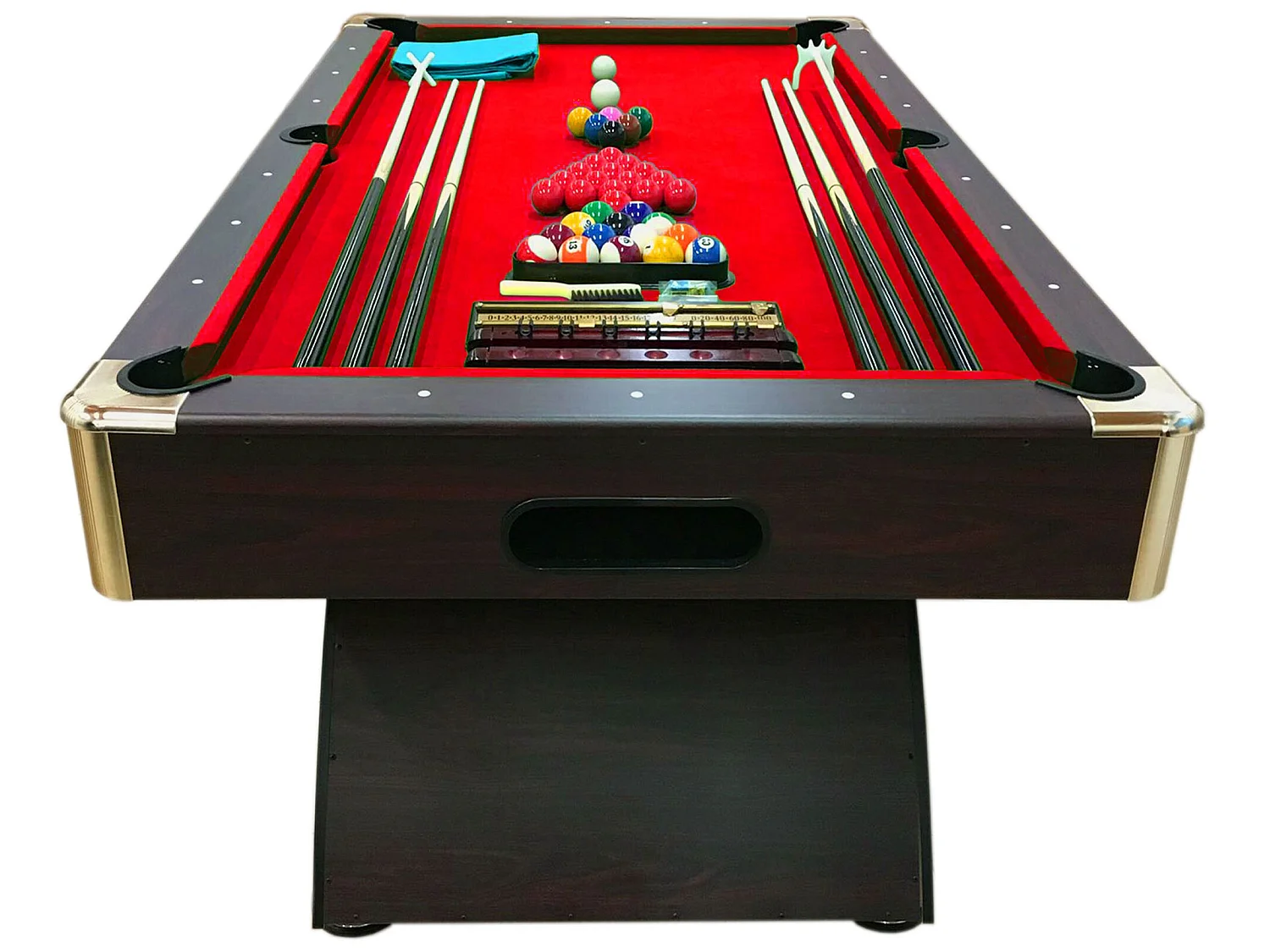 Biljarttafel 8 voet modern compleet met accessoires – Thanos