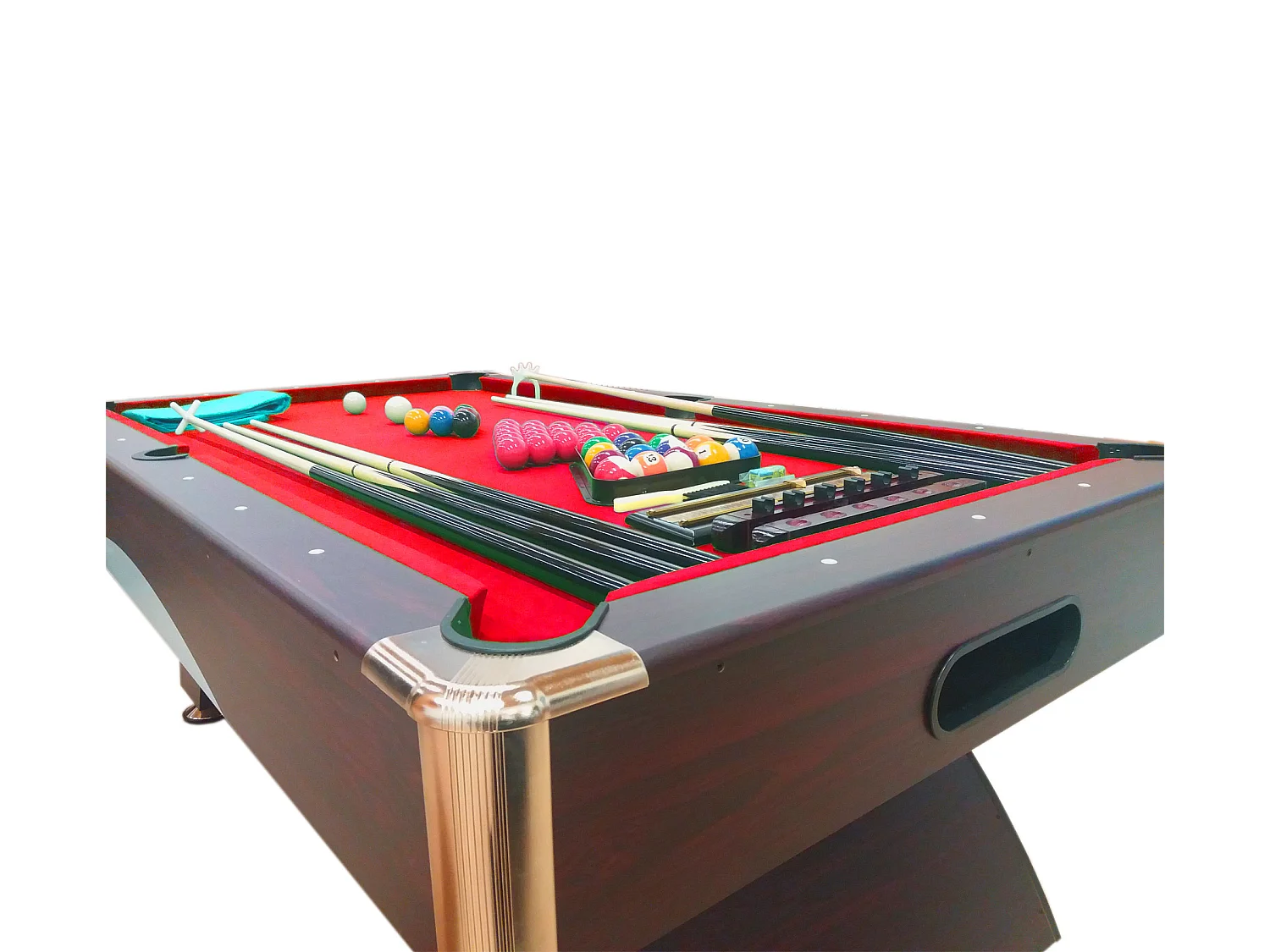 Biljarttafel 8 voet modern compleet met accessoires – Thanos