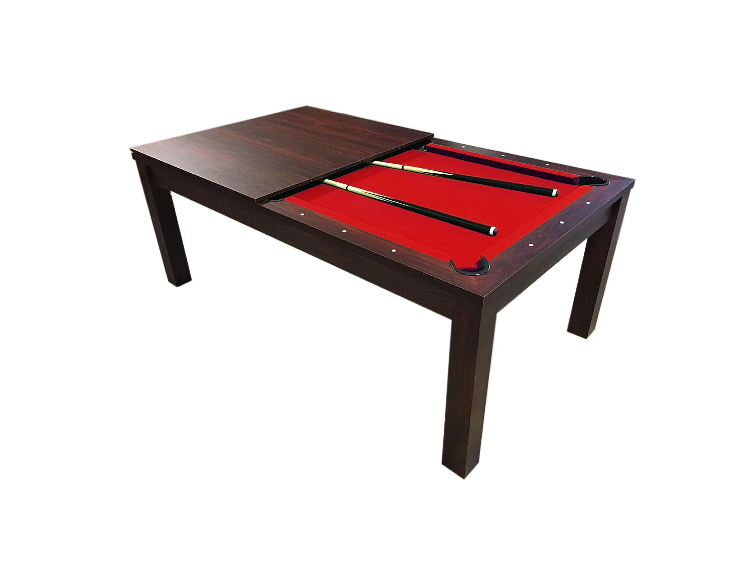 Table de billard convertible 7 pieds avec table à manger – Estia
