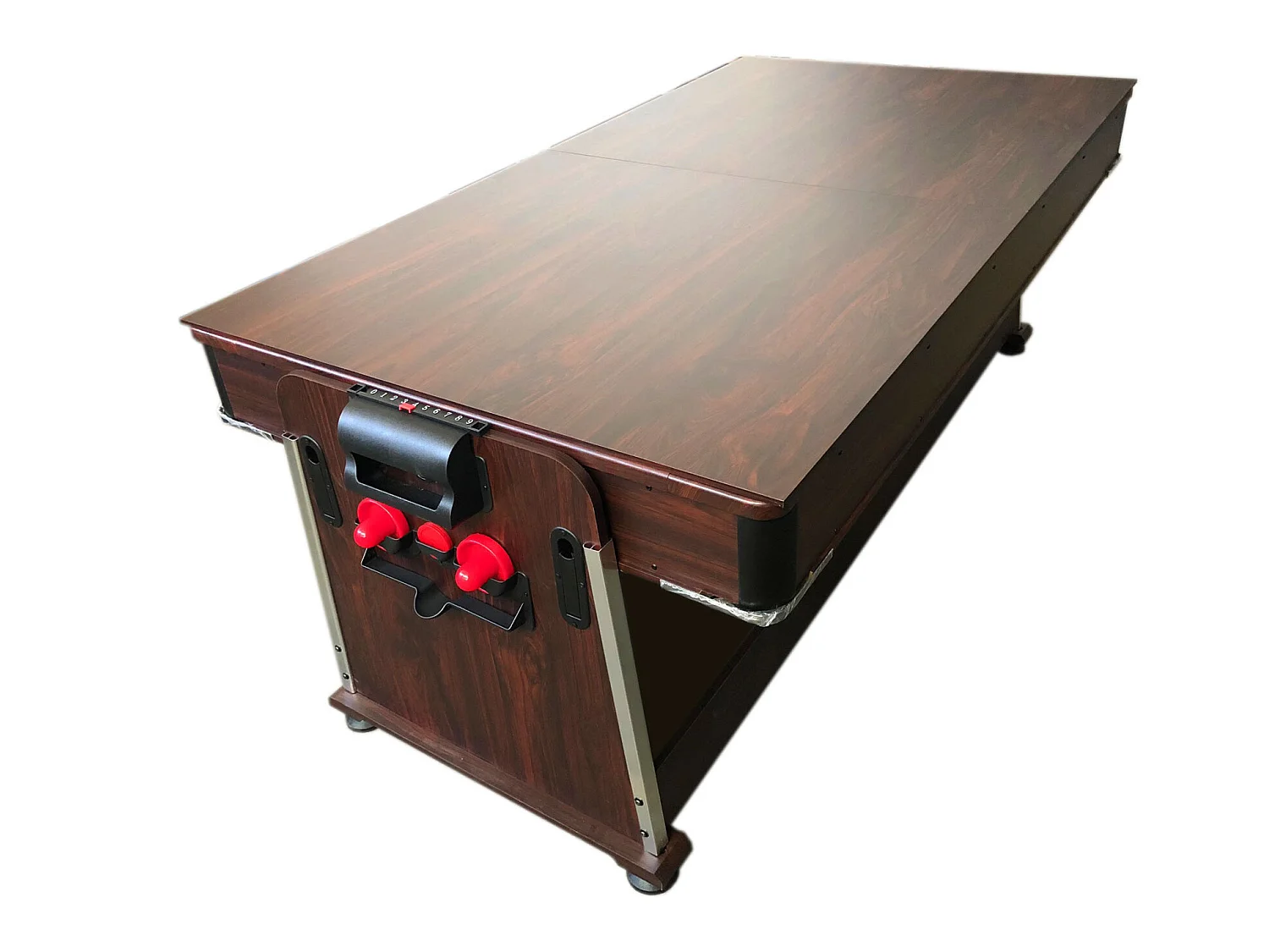 Table de Billard 7 pieds Multi-jeux vert Air Hockey + Table de Tennis – Stark avec Bancs