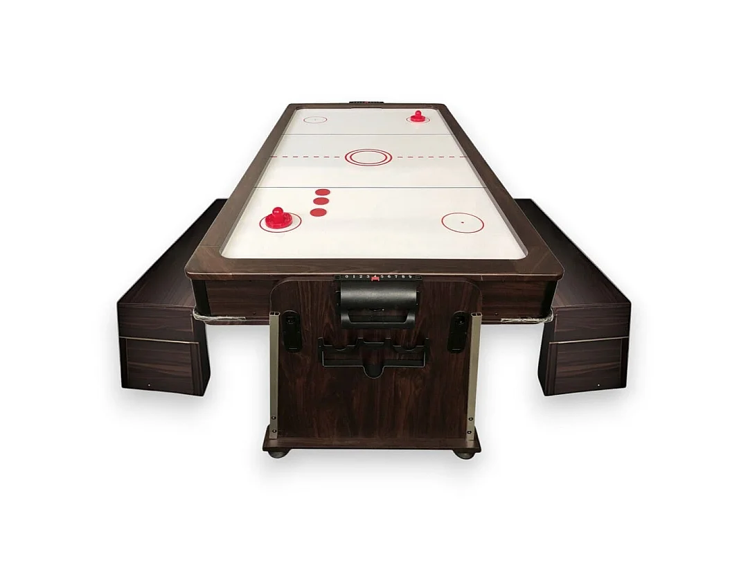 Biljarttafel 7 voet Multi-game groen Air Hockey + Tennistafel – Stark met banken