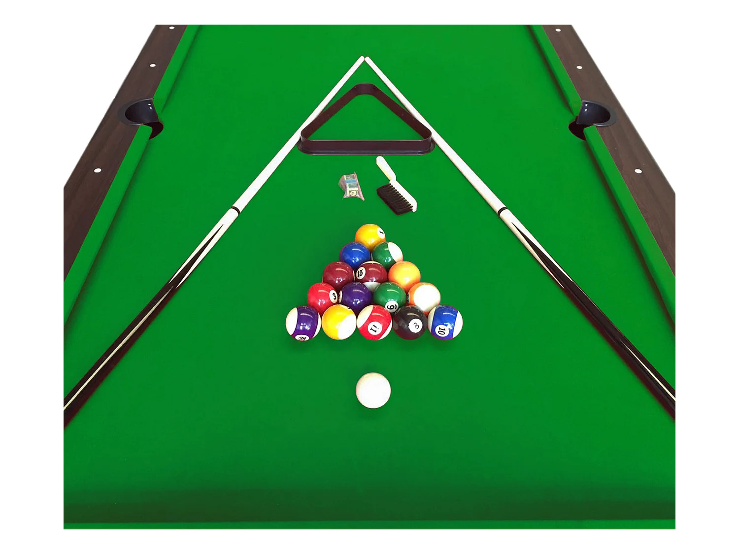 Table de Billard 8 pieds vert avec monnayeur manuel – Atlas