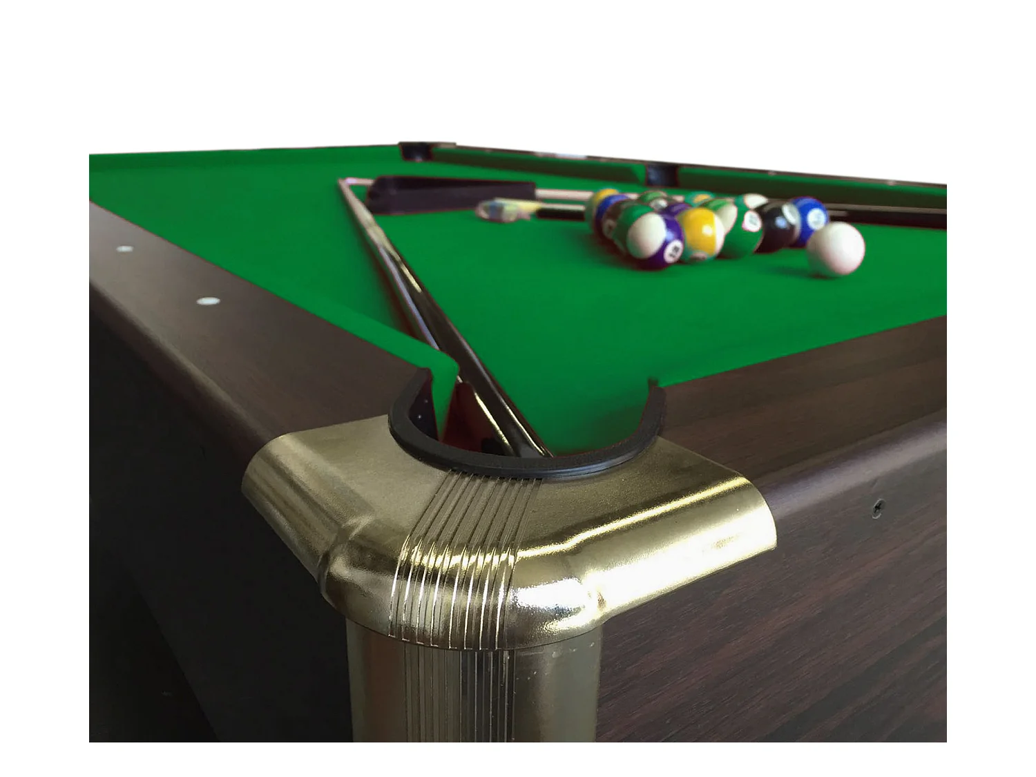 Table de Billard 8 pieds vert avec monnayeur manuel – Atlas