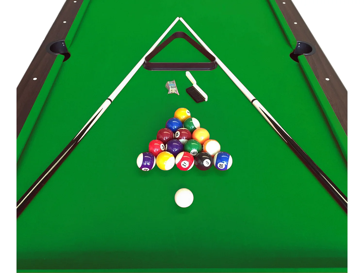 8-Fuß-Billardtisch Grüner mit manueller Münzmechanik – Atlas