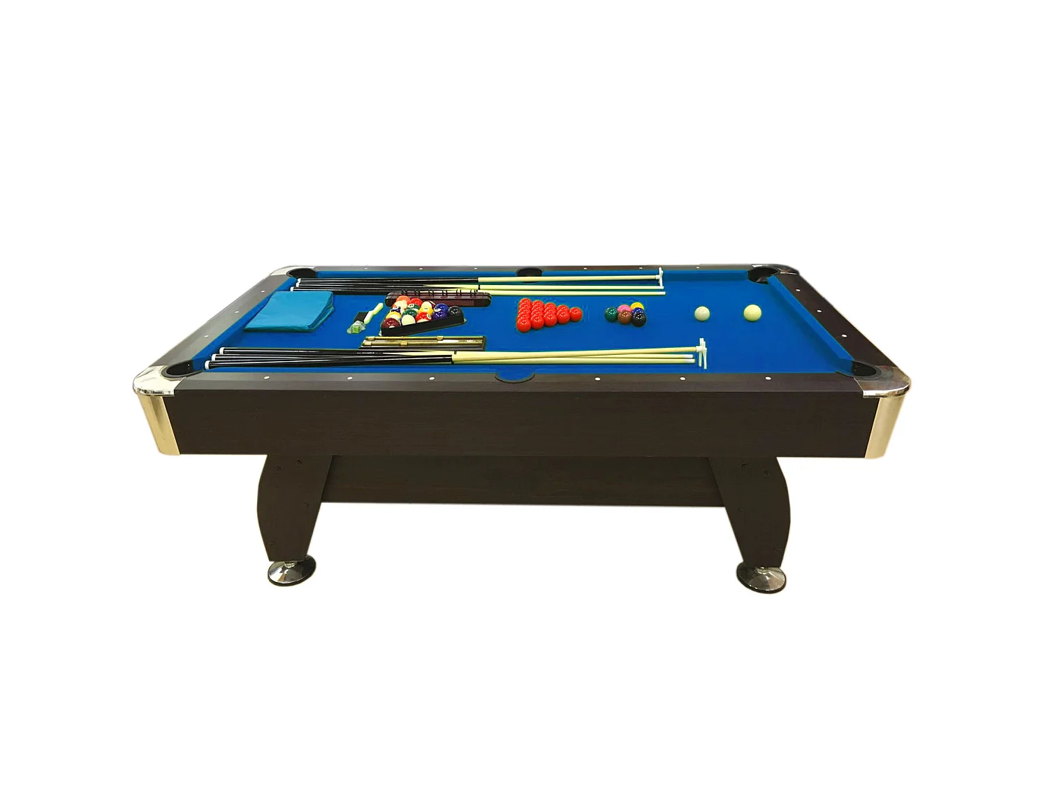 Table de billard 7 Pieds complet d’accessoires – Iron Blue