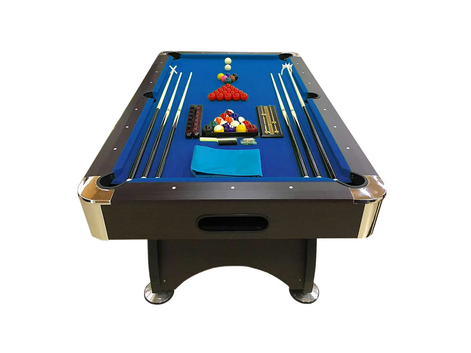 Table de billard 7 pieds avec accessoires complets – Iron Blue