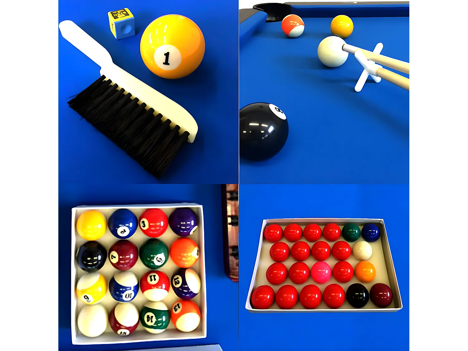 Table de Billard 8 Pieds avec banquette conteneurs – Viper Blue