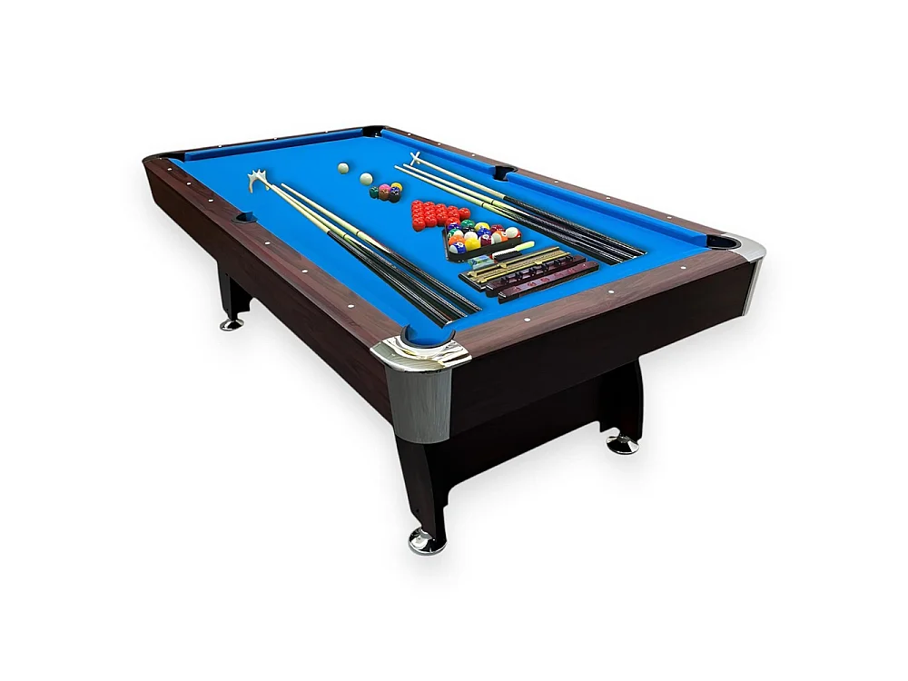 Table de Billard 8 Pieds avec bancs de rangement – Viper Blue