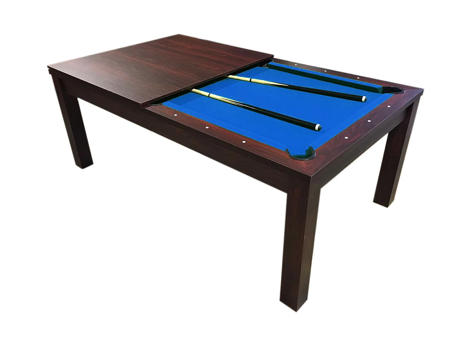 Biljarttafel 7 voet blauw om te bouwen tot tafel – Atlantis