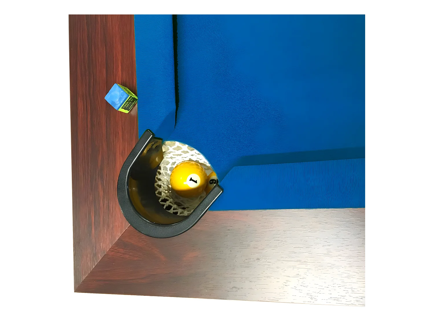 Biljarttafel 7 voet blauw om te bouwen tot tafel – Atlantis