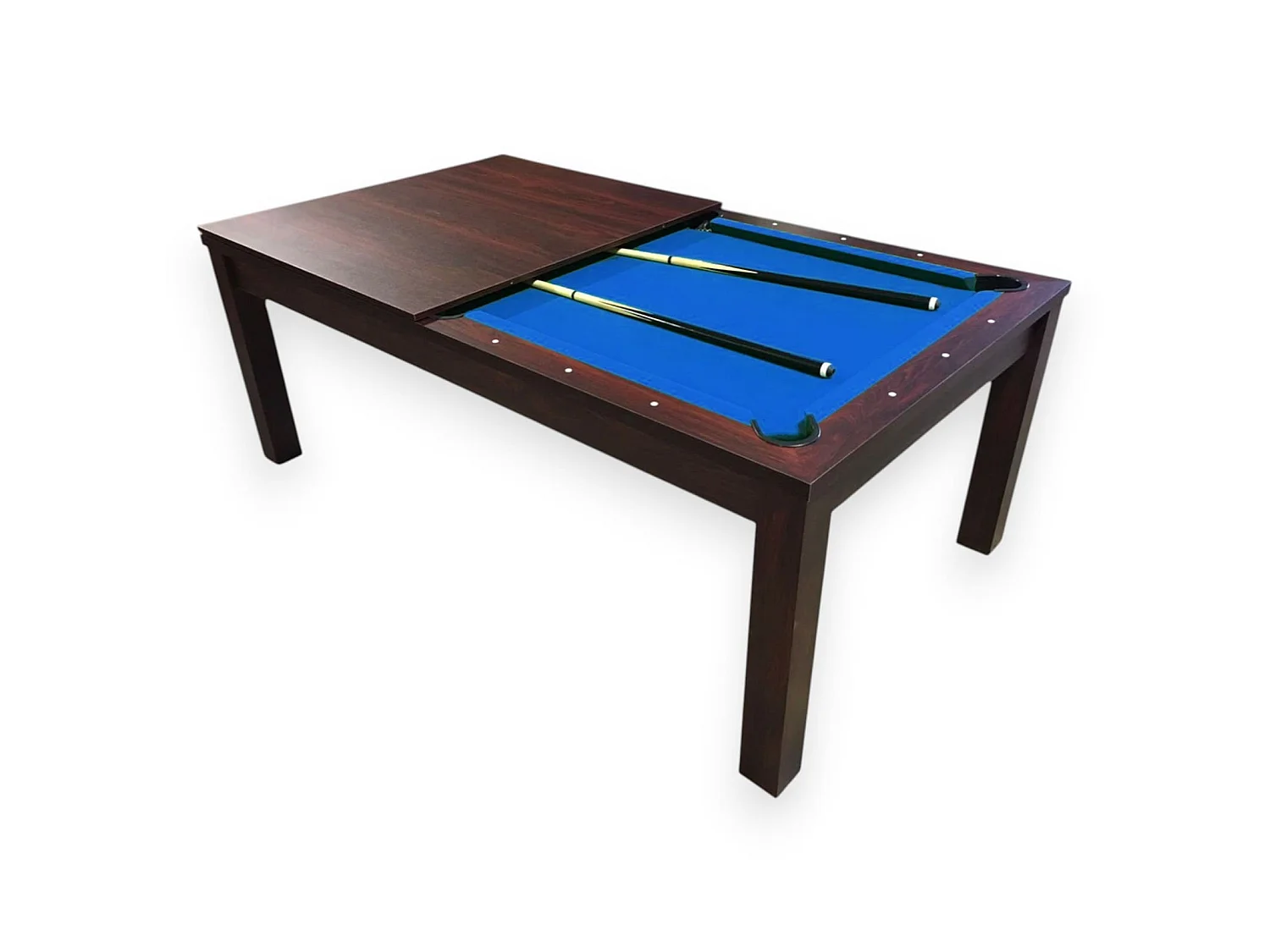 Convertible 7 ft Pool Dining Table blue – Atlantis