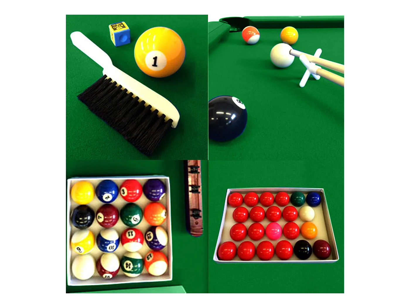 Table de Billard 8 Pieds avec banquette conteneurs – Viper Green