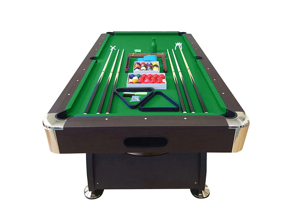 Biljarttafel 8 voet met containerbank – Viper Green