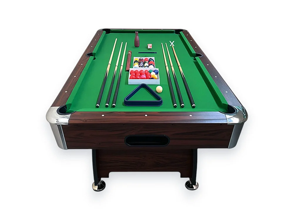Table de Billard 8 Pieds avec bancs de rangement – Viper Green