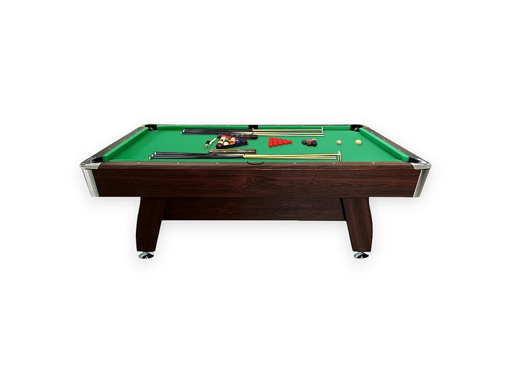 Table de Billard 8 Pieds avec bancs de rangement – Viper Green