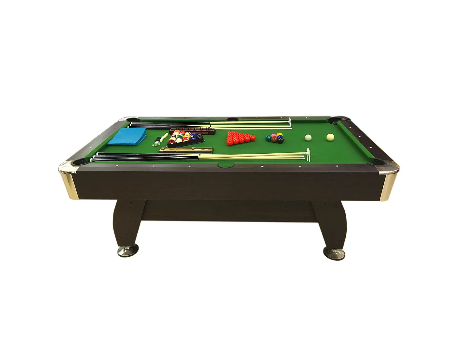 Table de billard 7 pieds avec accessoires complets – Iron Green