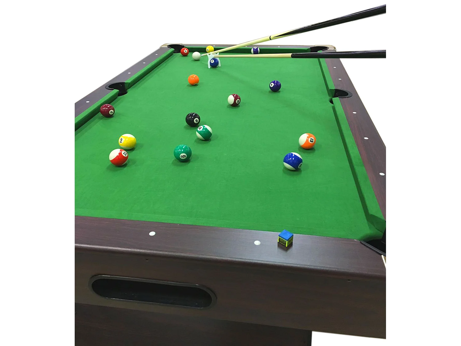 Table de billard 7 pieds avec accessoires complets – Iron Green