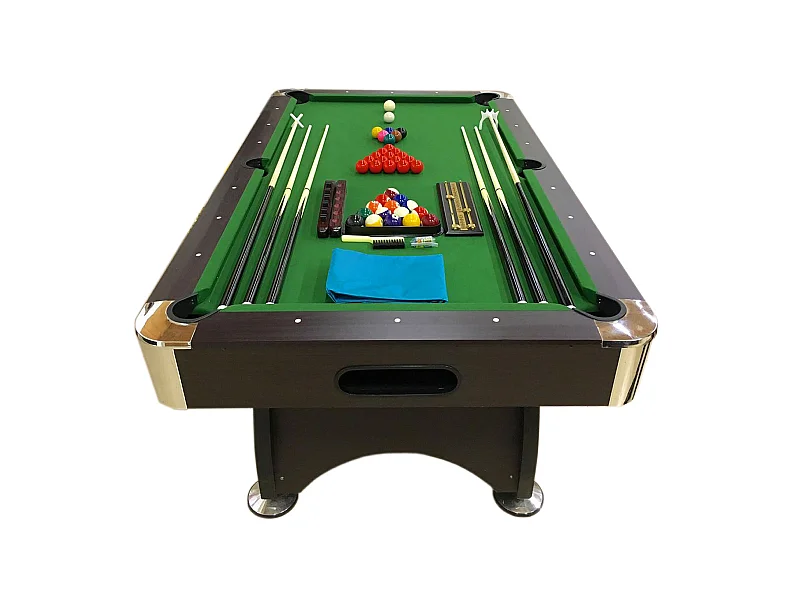 Table de billard 7 Pieds complet d’accessoires – Iron Green