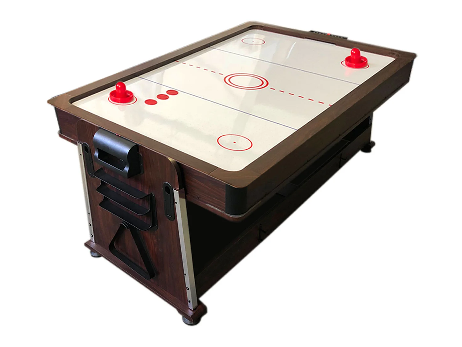 Mesa de bilhar 7 pés multijogo azul air hockey + ping pong - Stark