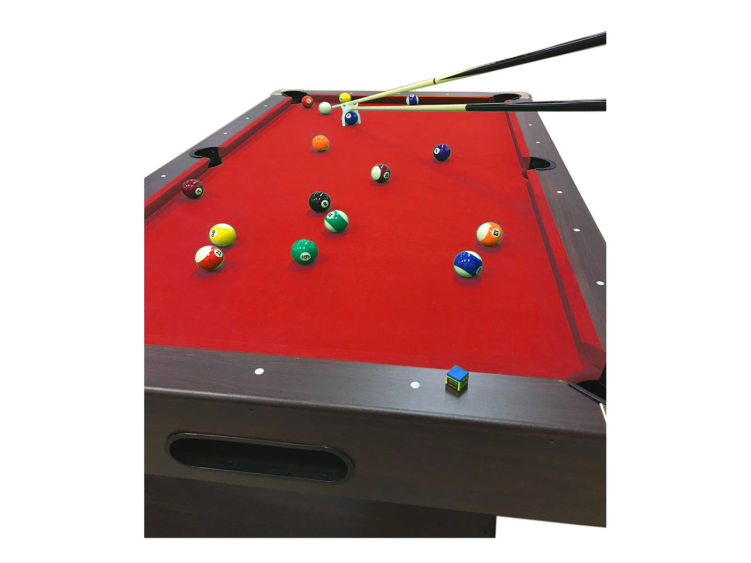 Table de billard 7 Pieds complet d’accessoires – Iron Red