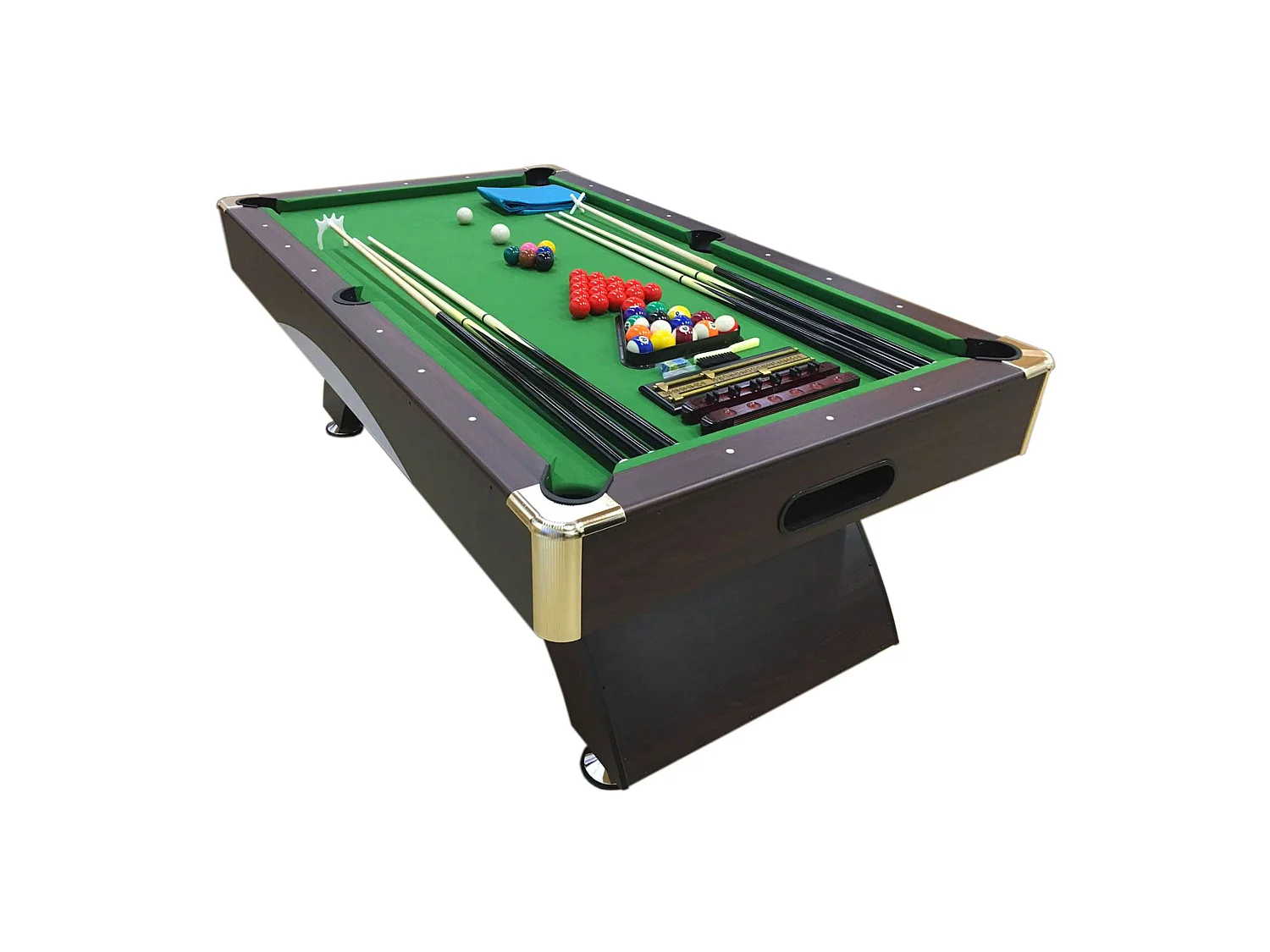 Biljarttafel 8 voet modern compleet met accessoires – Poseidon