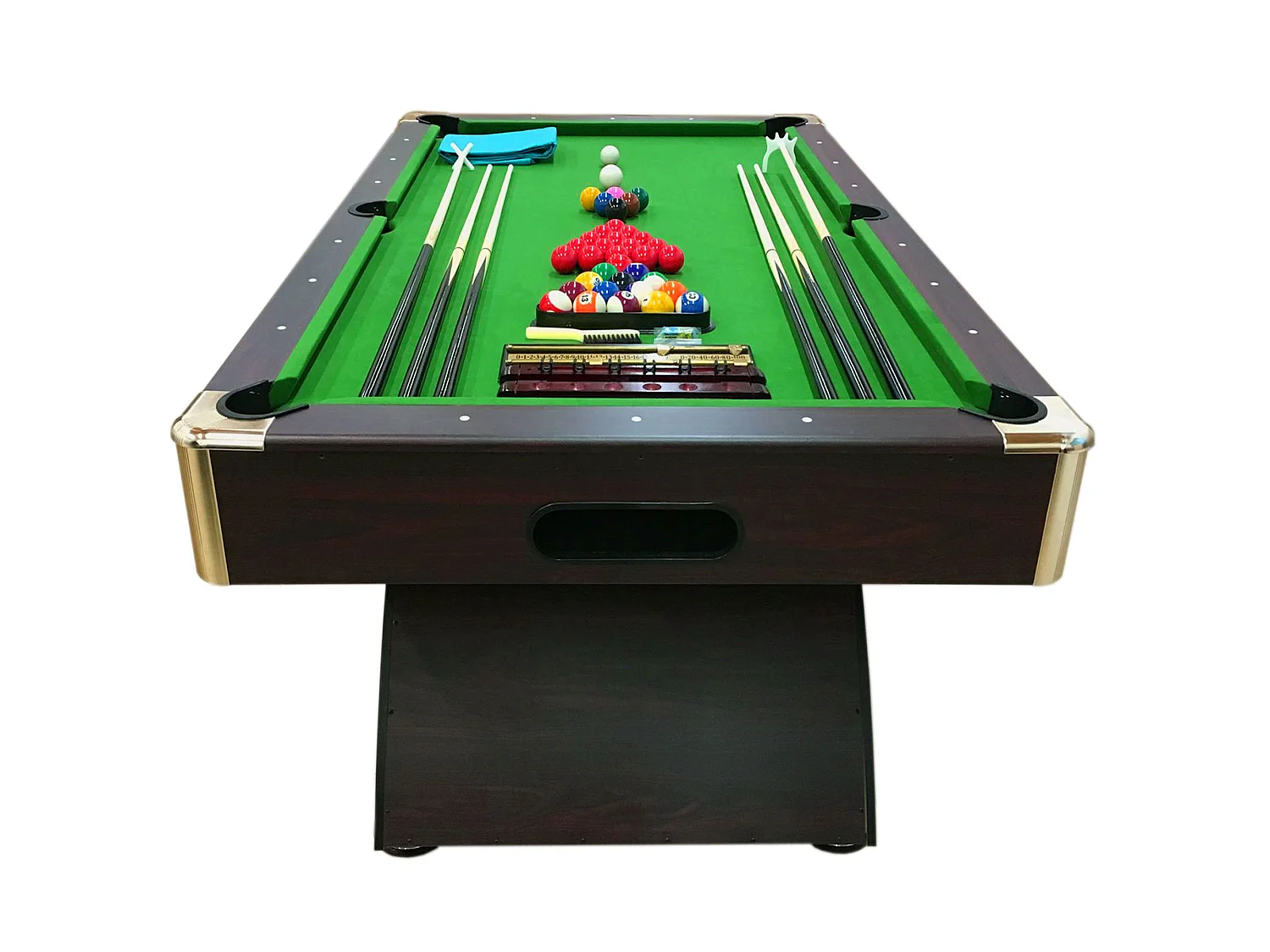 Biljarttafel 8 voet modern compleet met accessoires – Poseidon