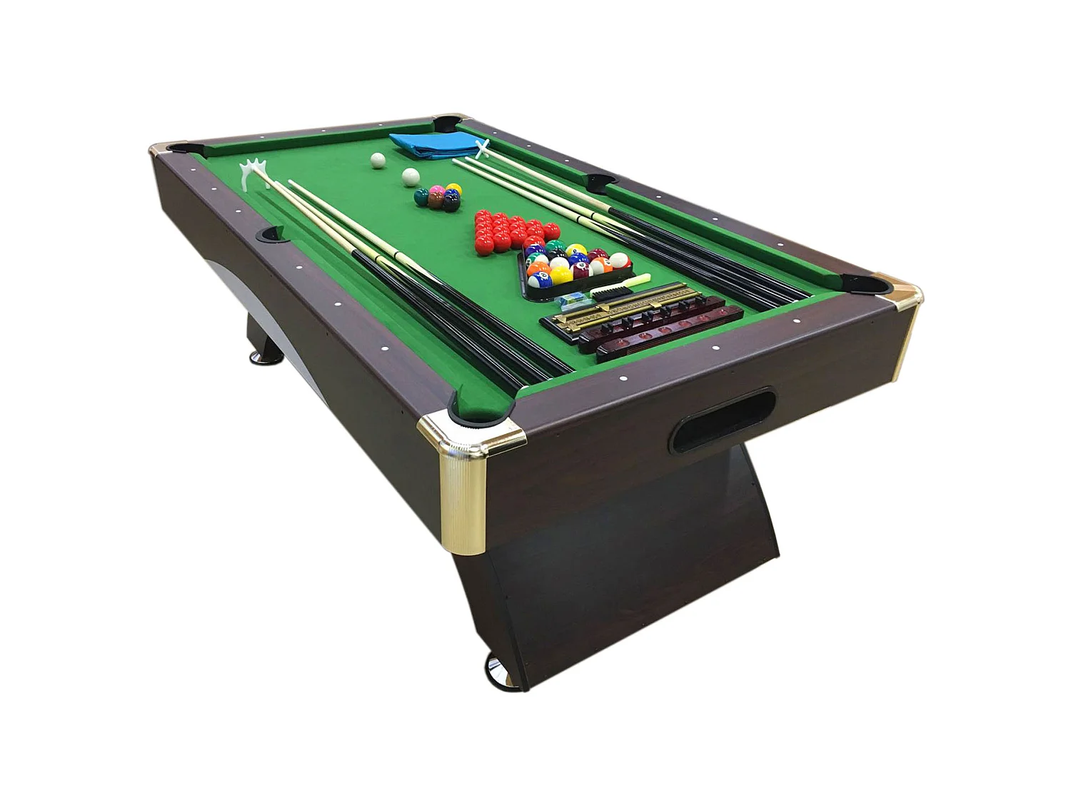 Biljarttafel 8 voet modern compleet met accessoires – Poseidon