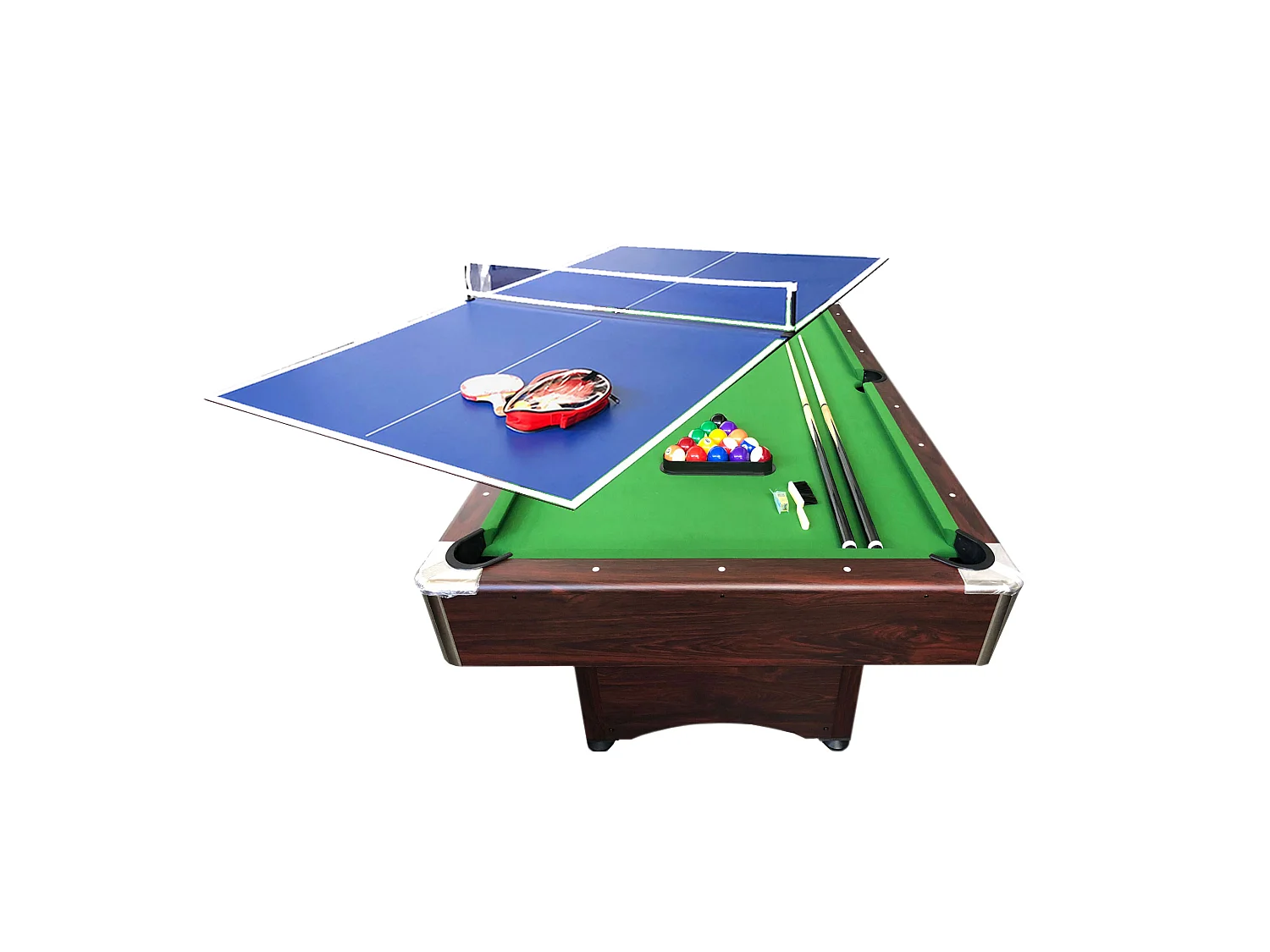 Biljarttafel 7 voet Multi-games met tennistafel – Falcon