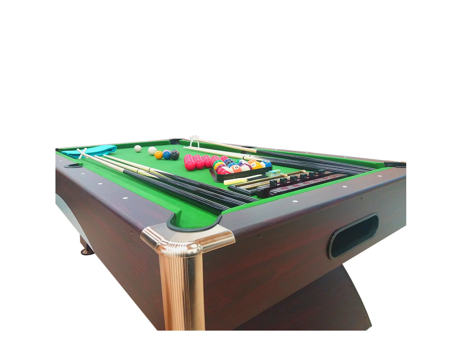 Biljarttafel 8 voet modern compleet met containerbank – Poseidon