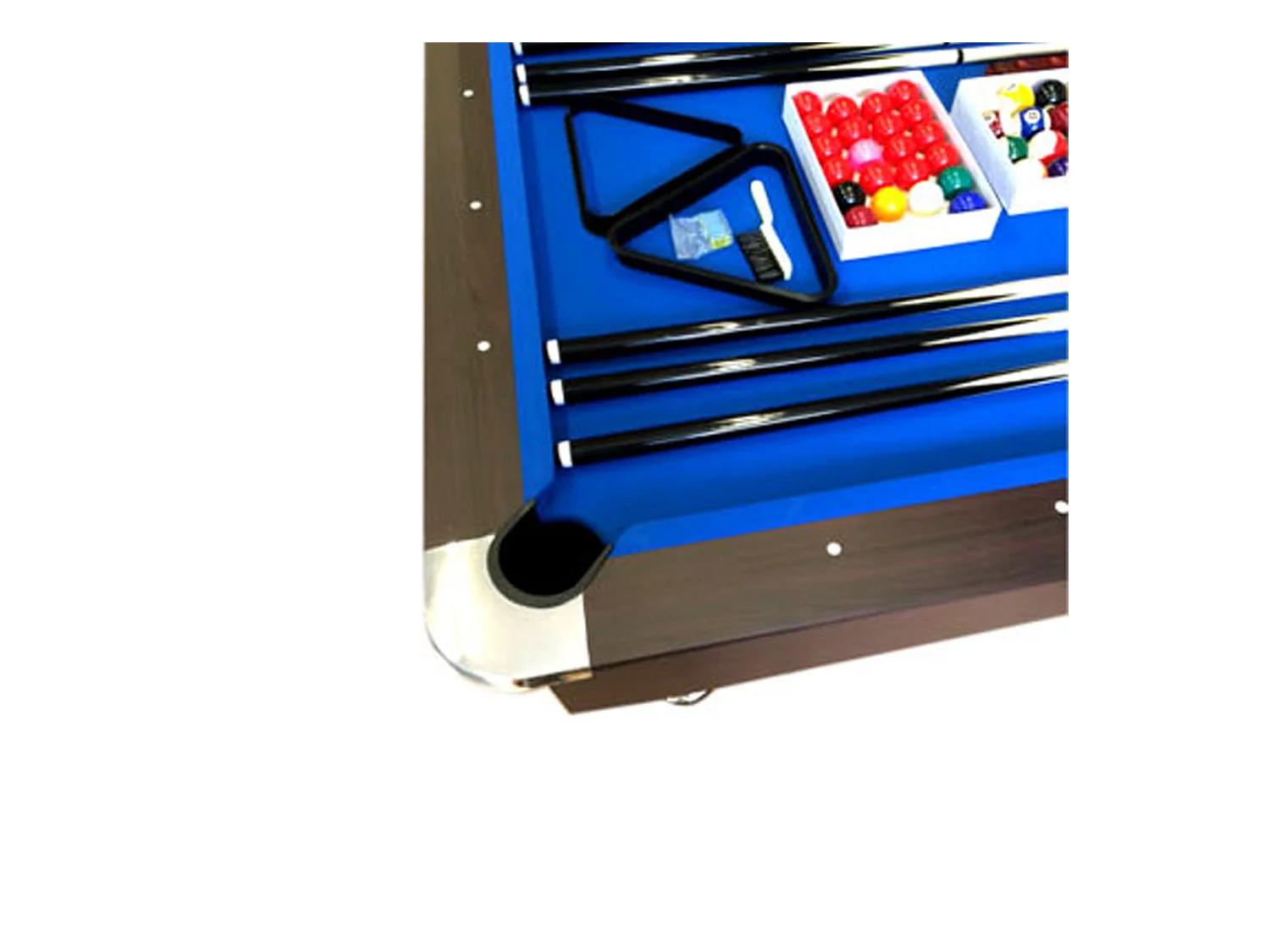 Table de billard 8 pieds complet d’accessoires – Viper Blue